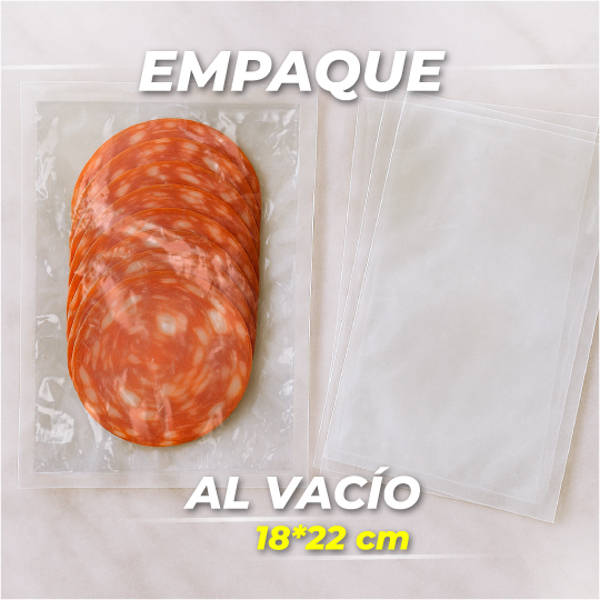 Bolsa para Vacío de 18X22 cm Transparente