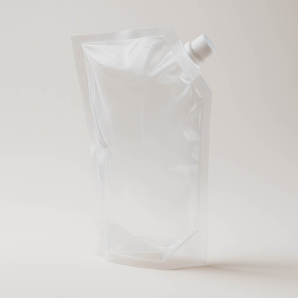EMPAQUE DOYPACK 250ML, TRANSPARENTE