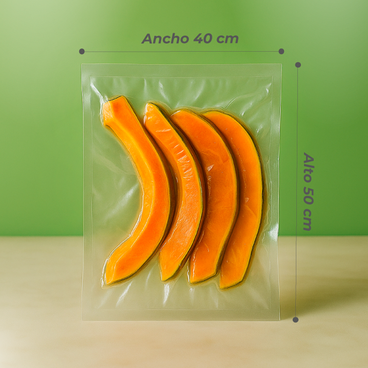 BOLSA AL VACIO PARA VERDURAS Y FRUTAS