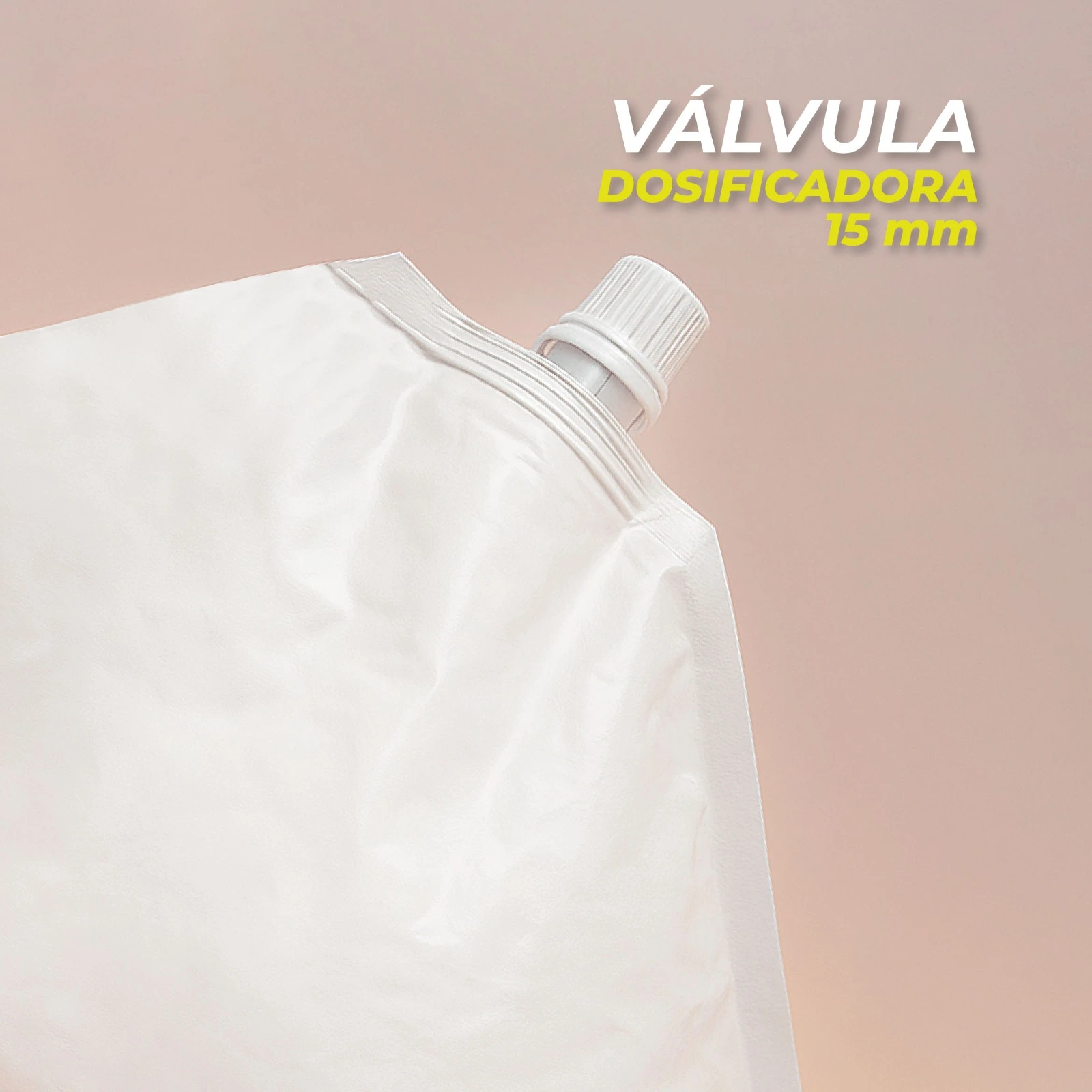 Doypack 3 Sellos de 1000 ml color Foto Válvula