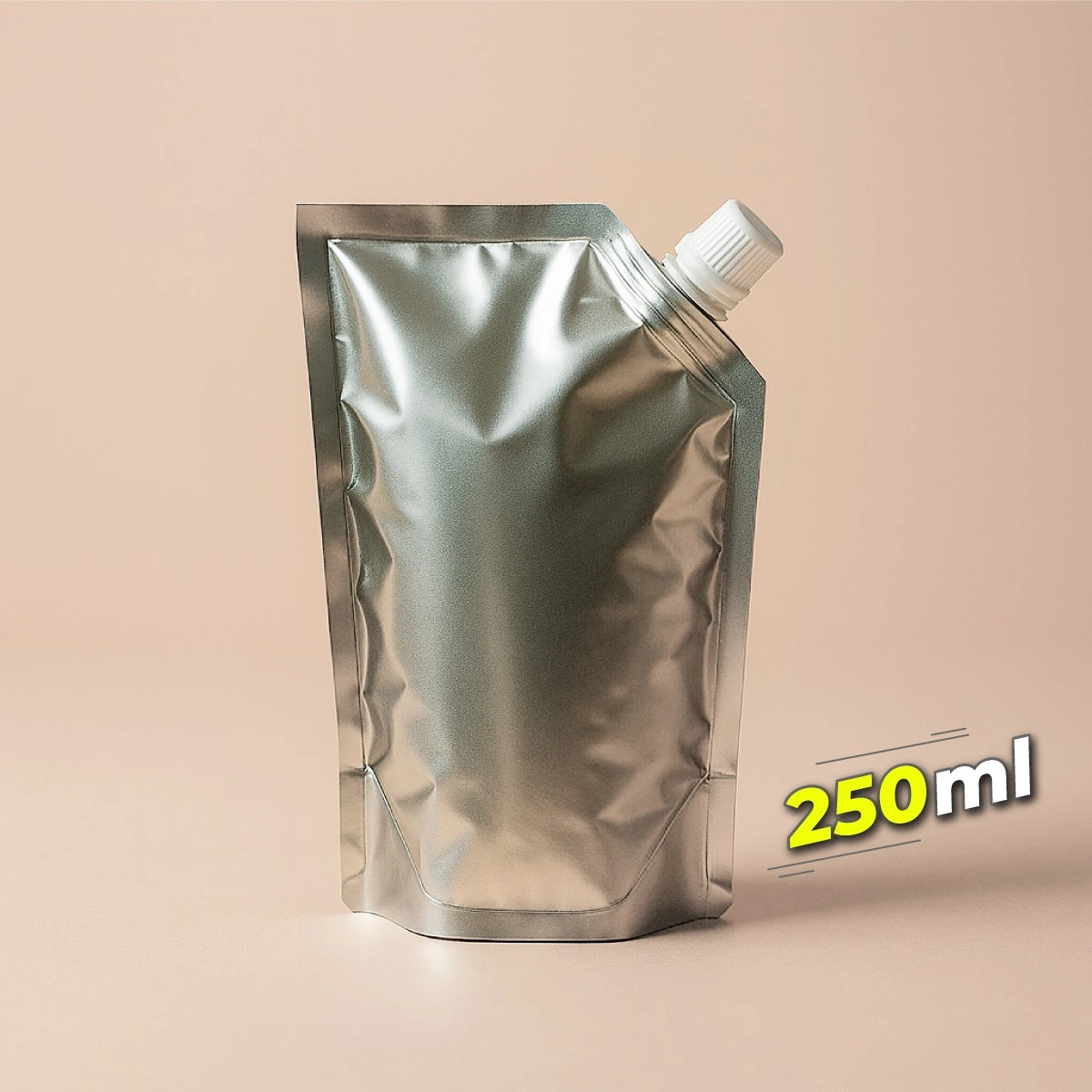 Doypack 4 sellos de 250 ml Metalizado