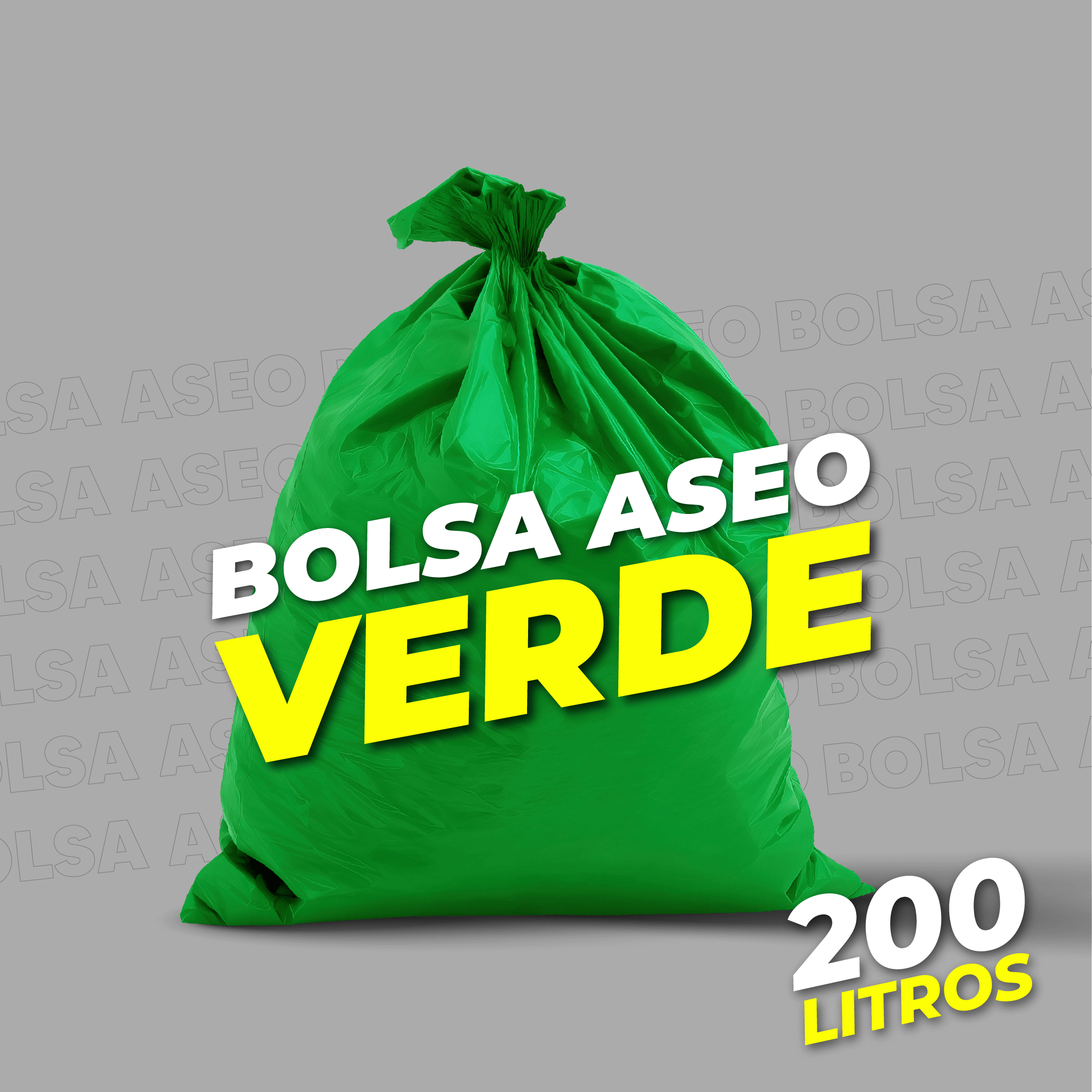 Bolsa Aseo 200 Lt Verde (86CMX119CM)