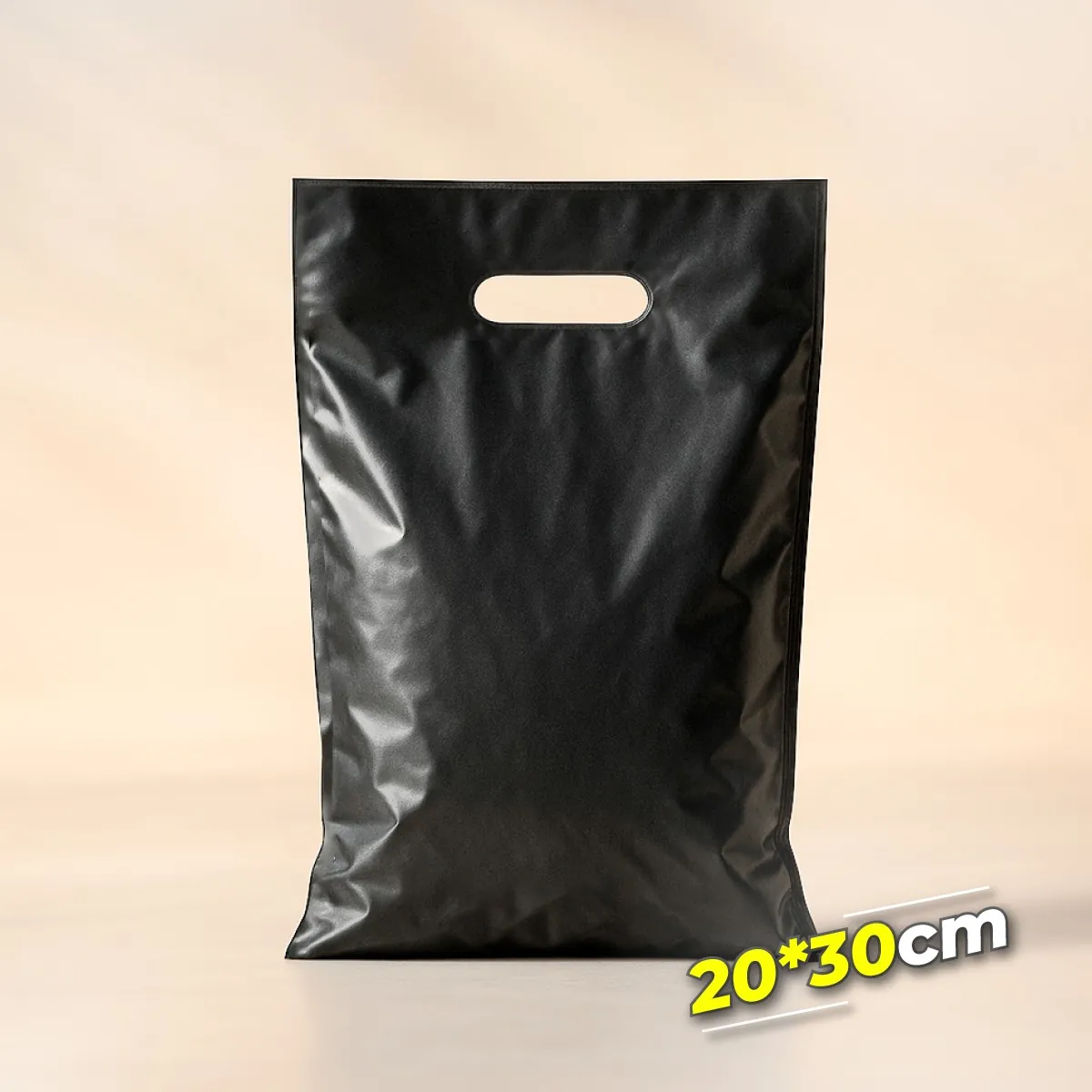 Bolsa para Boutique color Negro de 20X30 cm