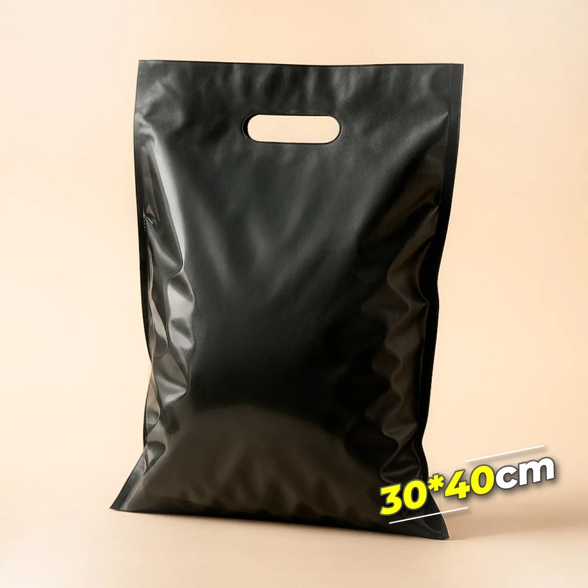 Bolsa para Boutique color Negro de 30X40 cm Medidas
