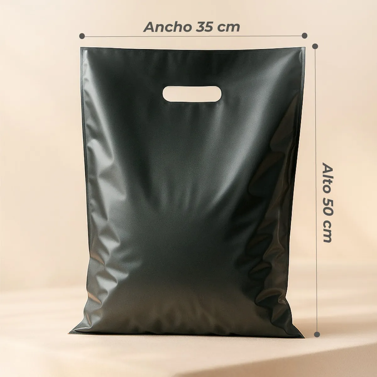 Bolsa para Boutique color Negro de 35X50 cm Medidas