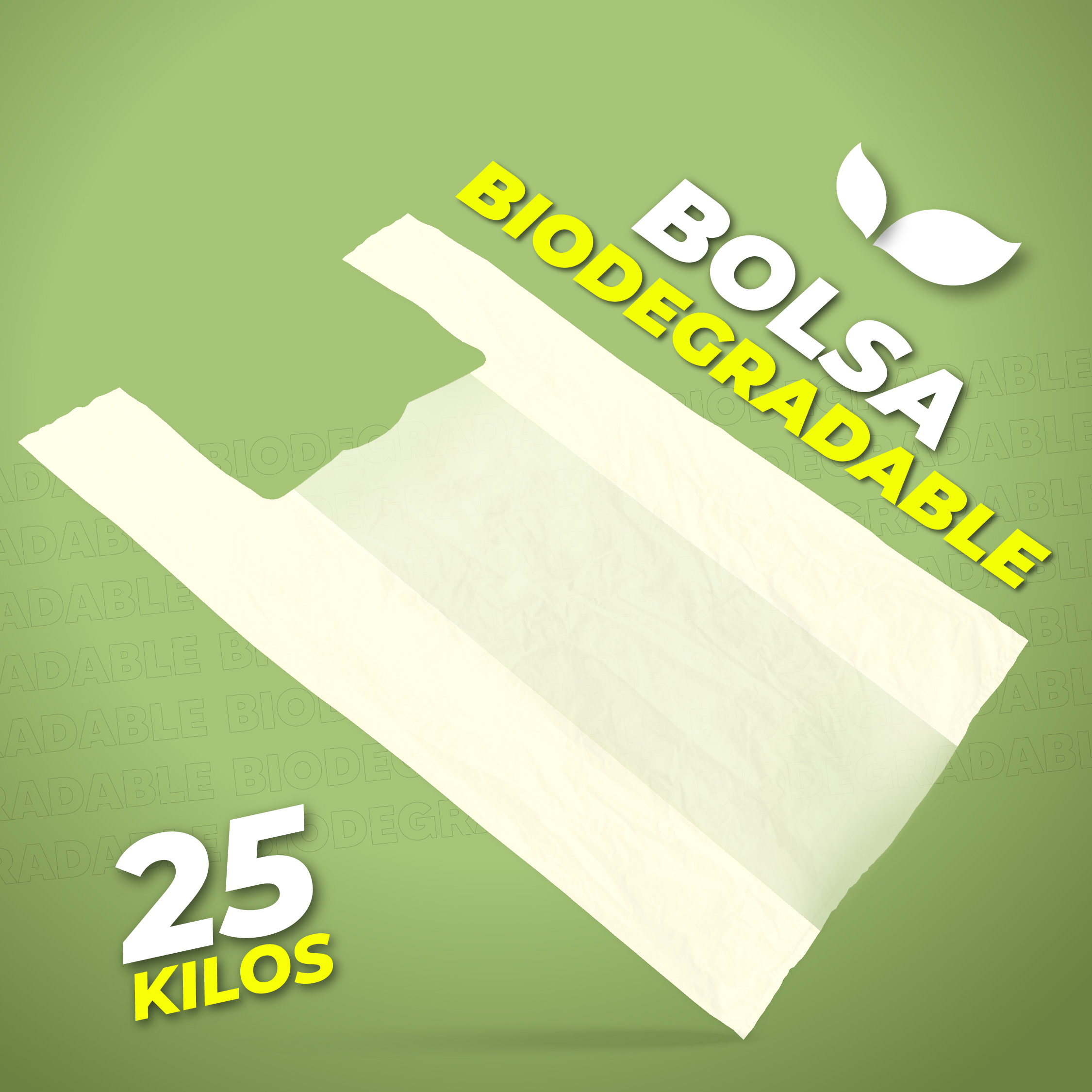 Bolsa 25kilos biodegradable