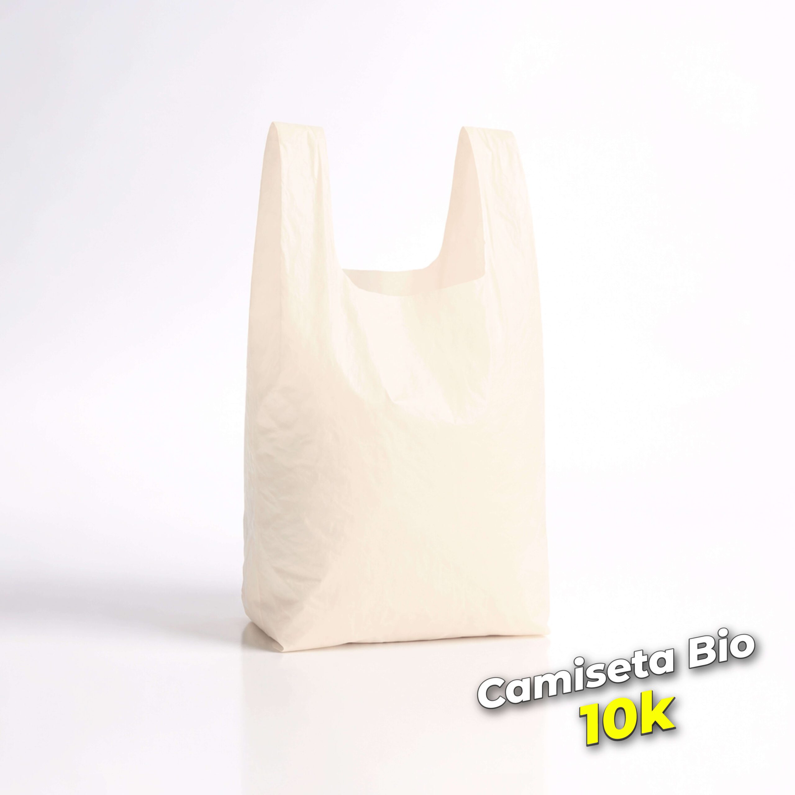 MILLAR BOLSA CAMISETA BIODEGRADABLE 10KG 40X50 CM CAL 0.80