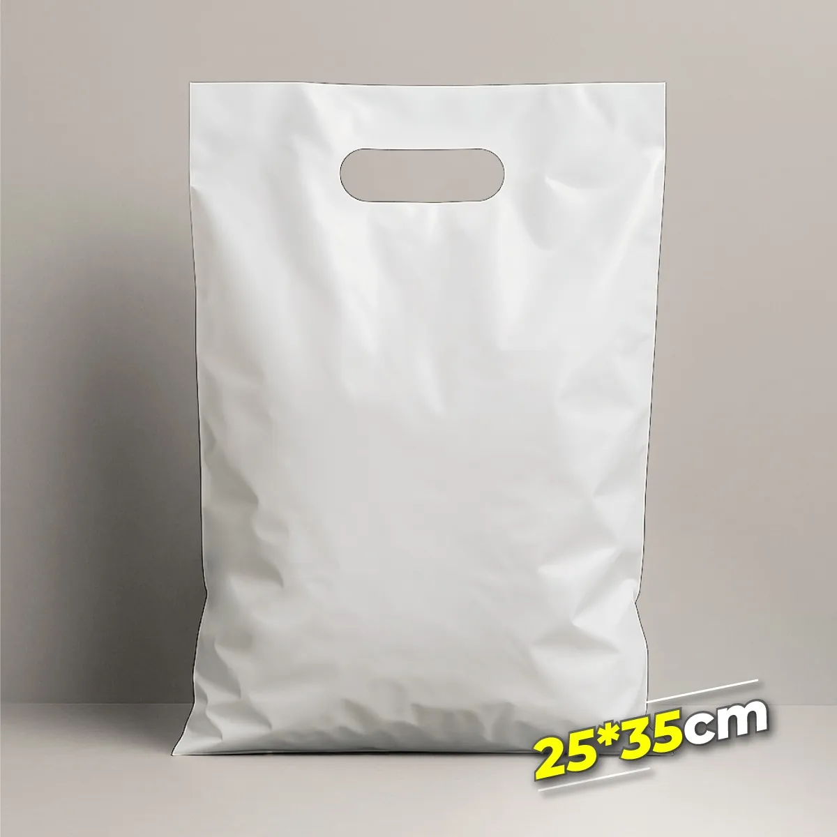 Bolsa para Boutique Biodegradable Color Blanco de 25X35 cm