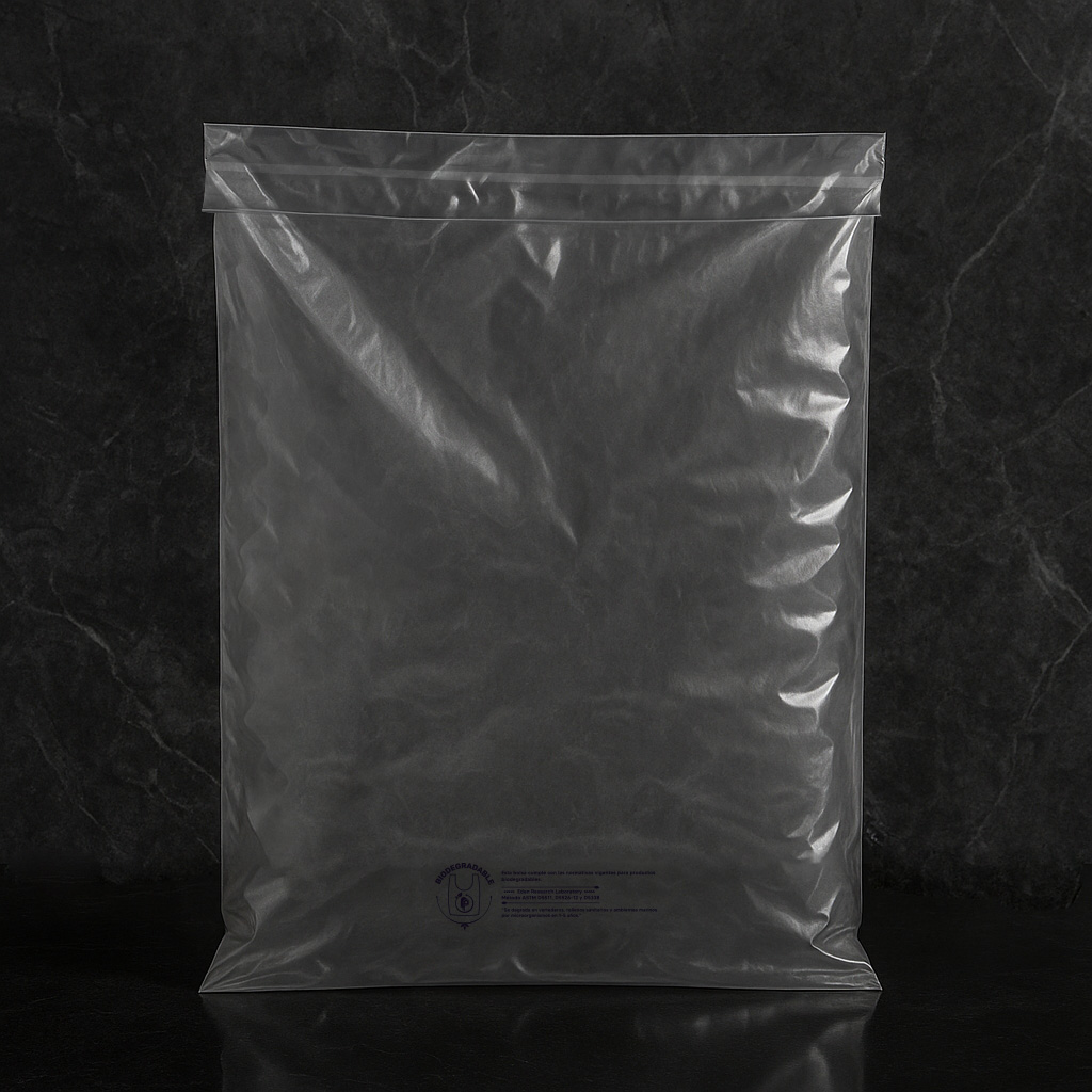 Bolsa envios transparente biodegradable
