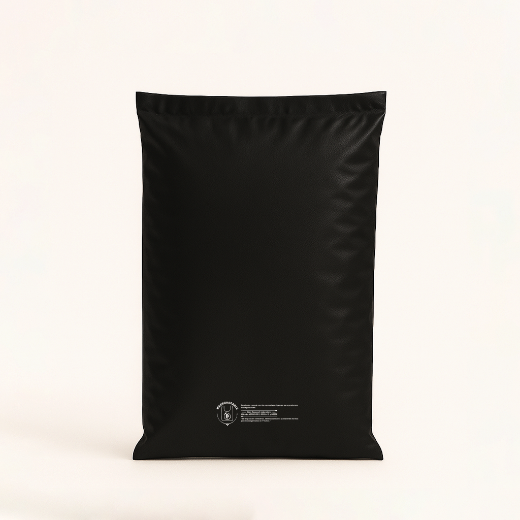 Bolsa envios negra biodegradable