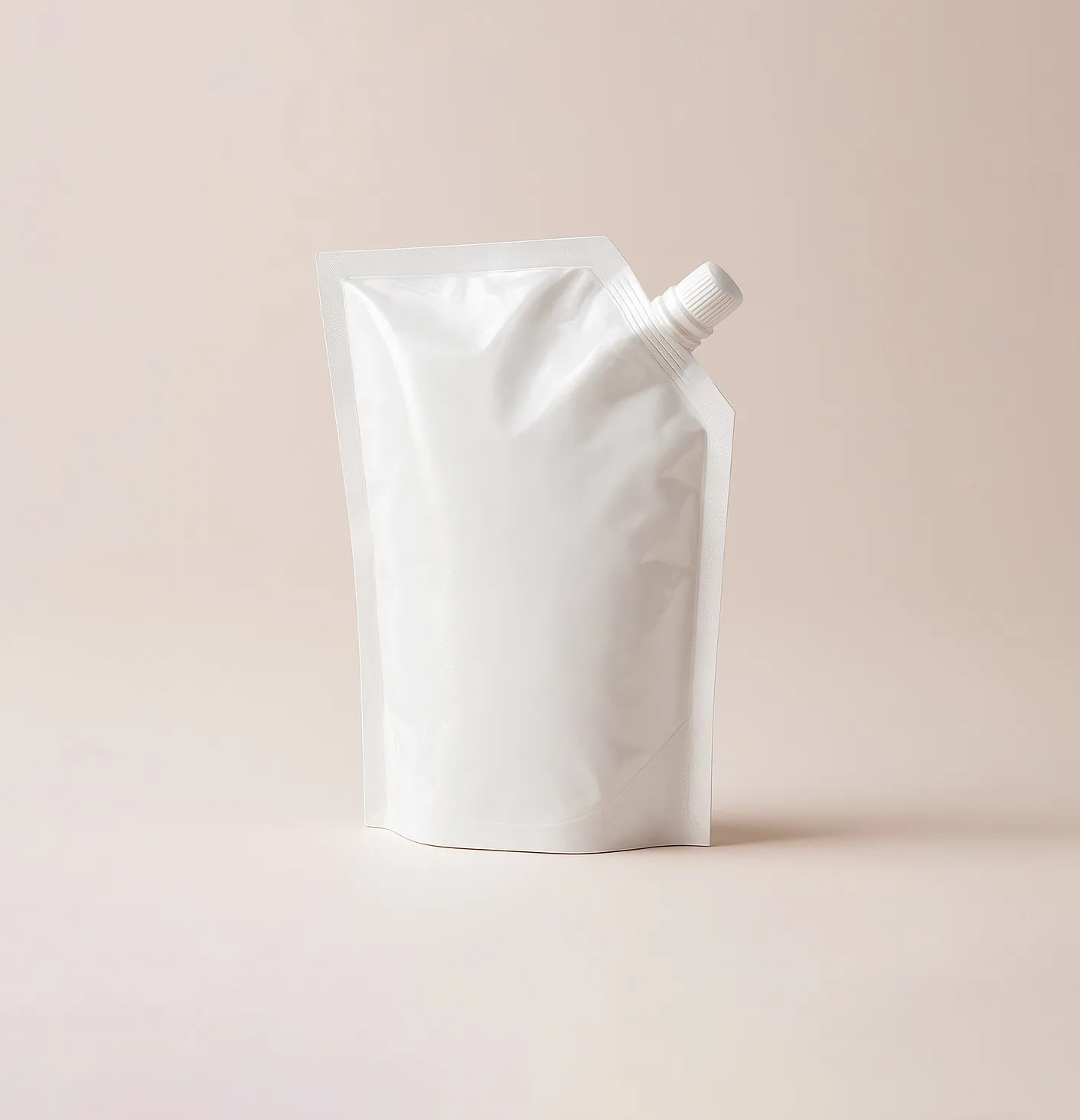 Doypack 4 sellos de 250 ml color Blanco de 15 mm