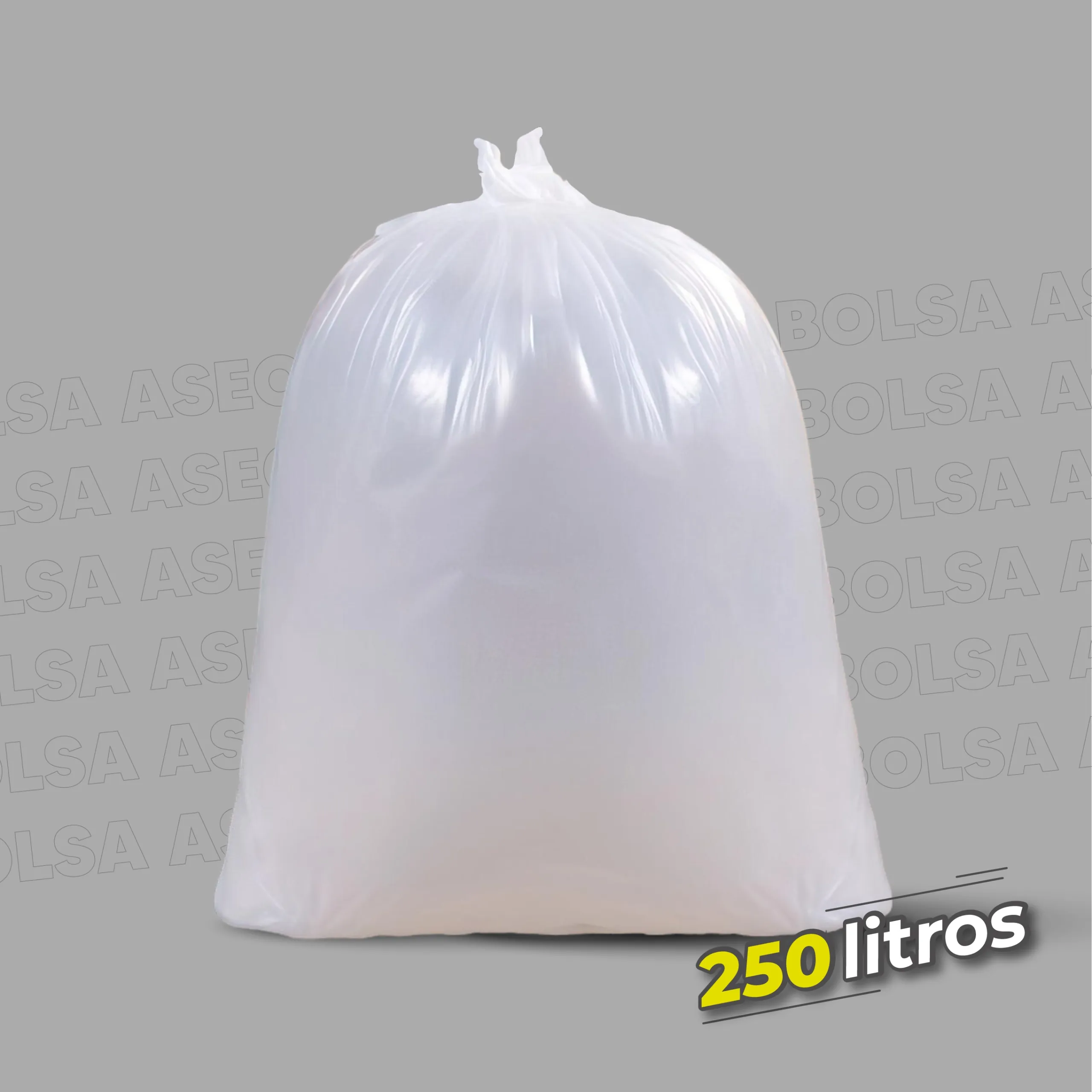 Bolsa de Aseo 250 Litros Blanca
