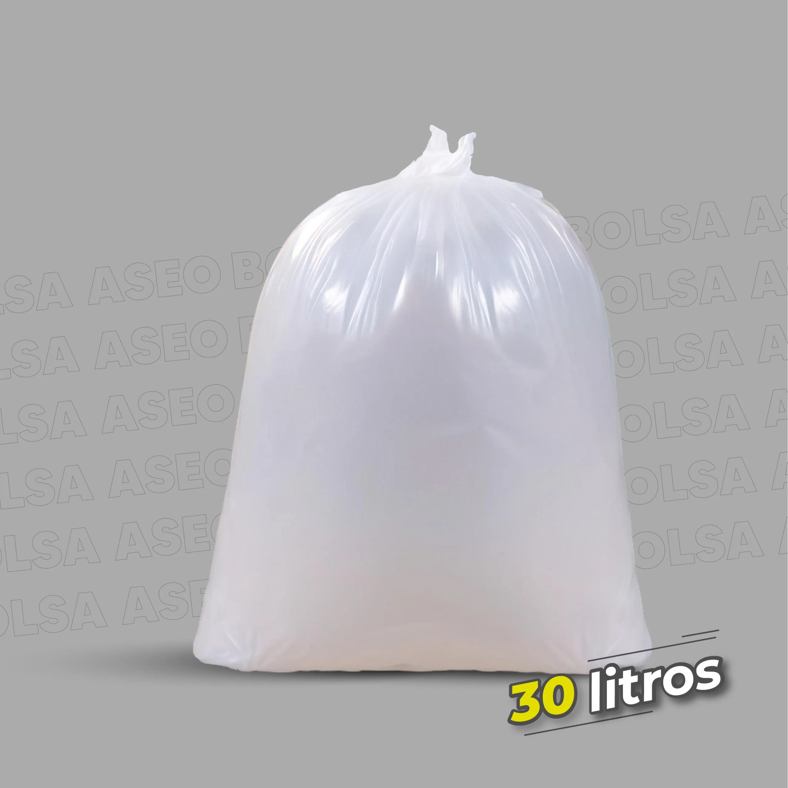 Bolsa de Aseo 30 Litros Blanca