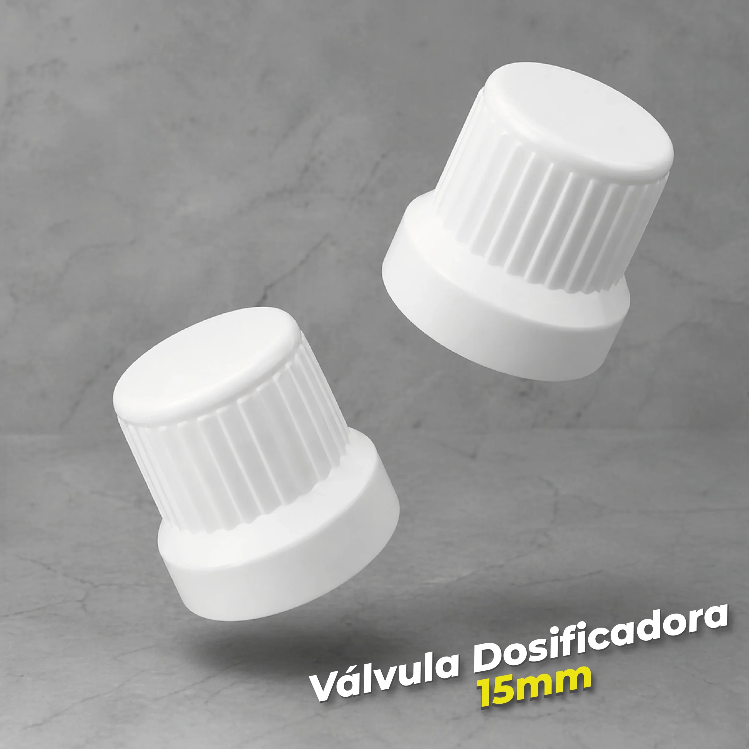 Tapa Dosificadora Lateral 15 mm Anillo Blanco 41 PP 3G